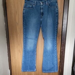 Levi's Blue Bootcut Jeans Classic Style